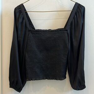 NWT J Crew smocked top